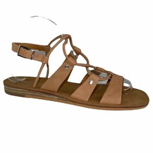 NEW Report Lyncoln Brown Suede Slingback Sandal 8